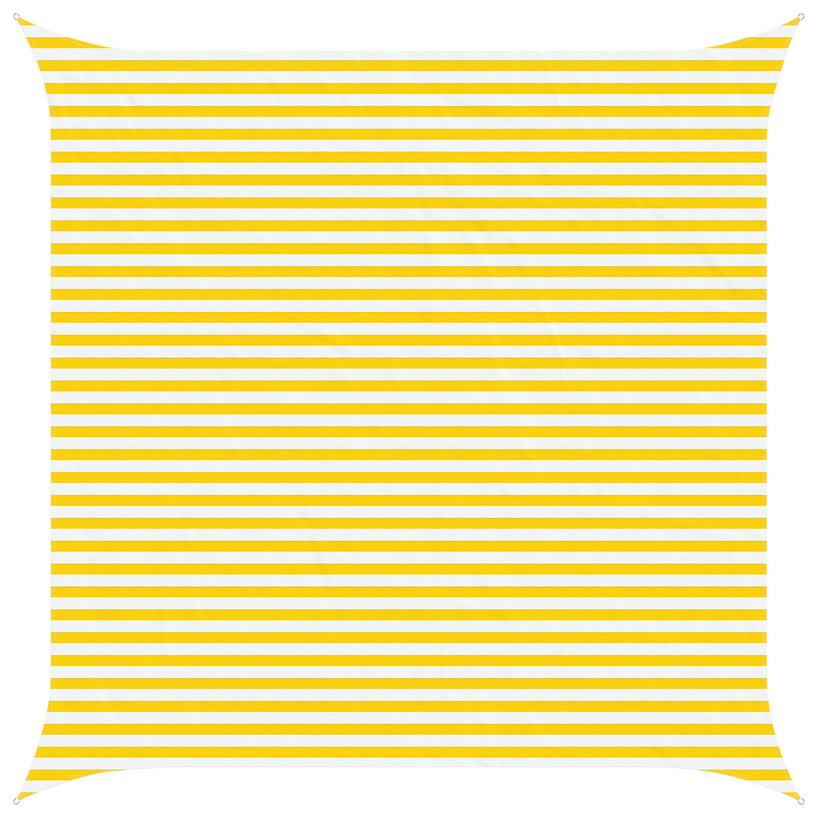 Buiten Zonneschaduwzeil Geel en Wit 4,5 x 4,5 m image 2