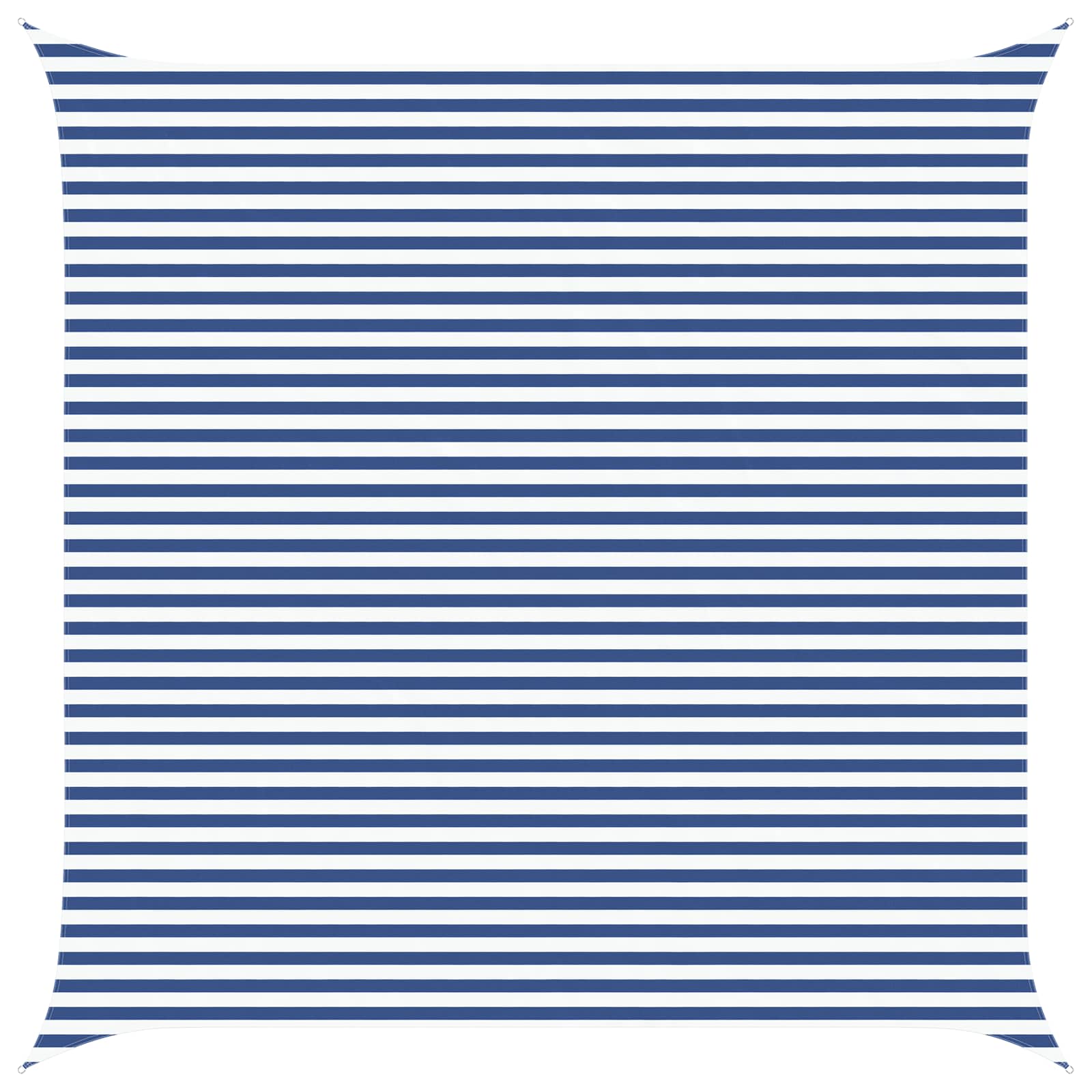 Buiten Zonneschaduwzeil Blauw en Wit 5 x 5 m image 2