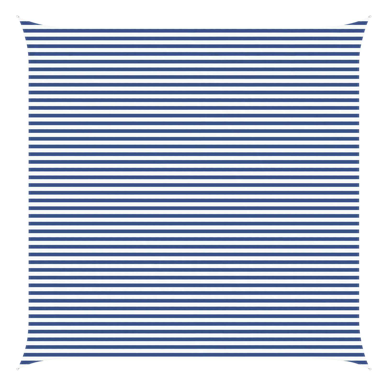 Buiten Zonneschaduwzeil Blauw en Wit 6 x 6 m image 2