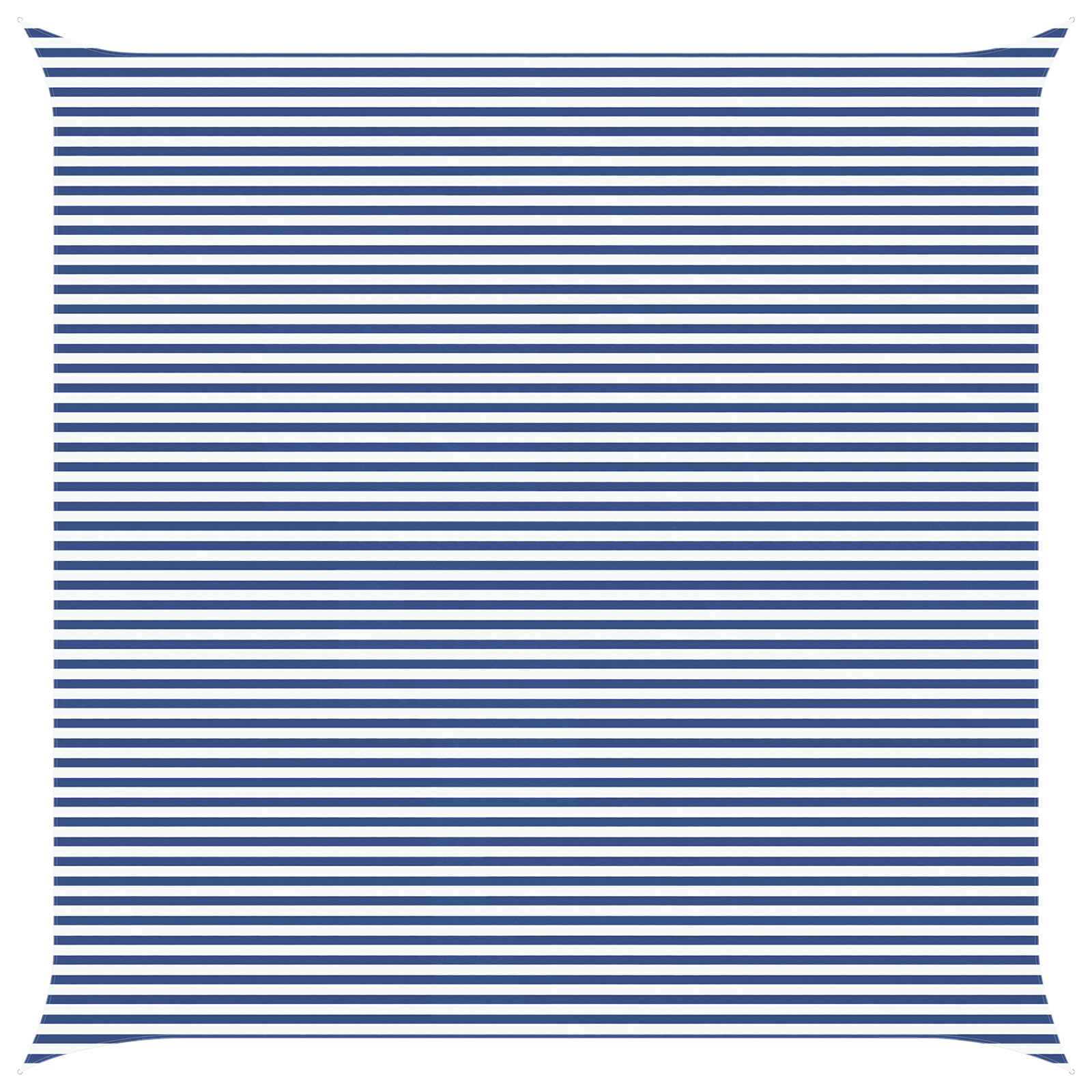 Buiten Zonneschaduwzeil Blauw en Wit 7 x 7 m image 2