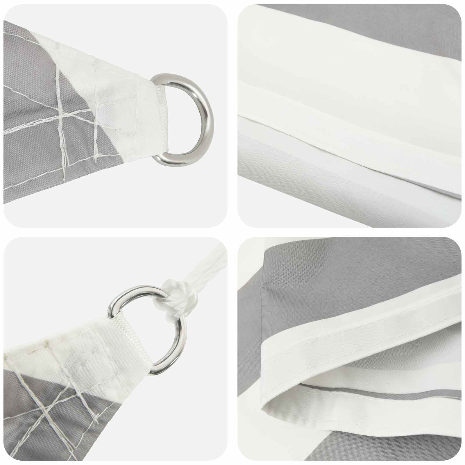 Buiten Zonneschaduwzeil 3,6 x 3,6 m 100% Polyester Oxford image 4