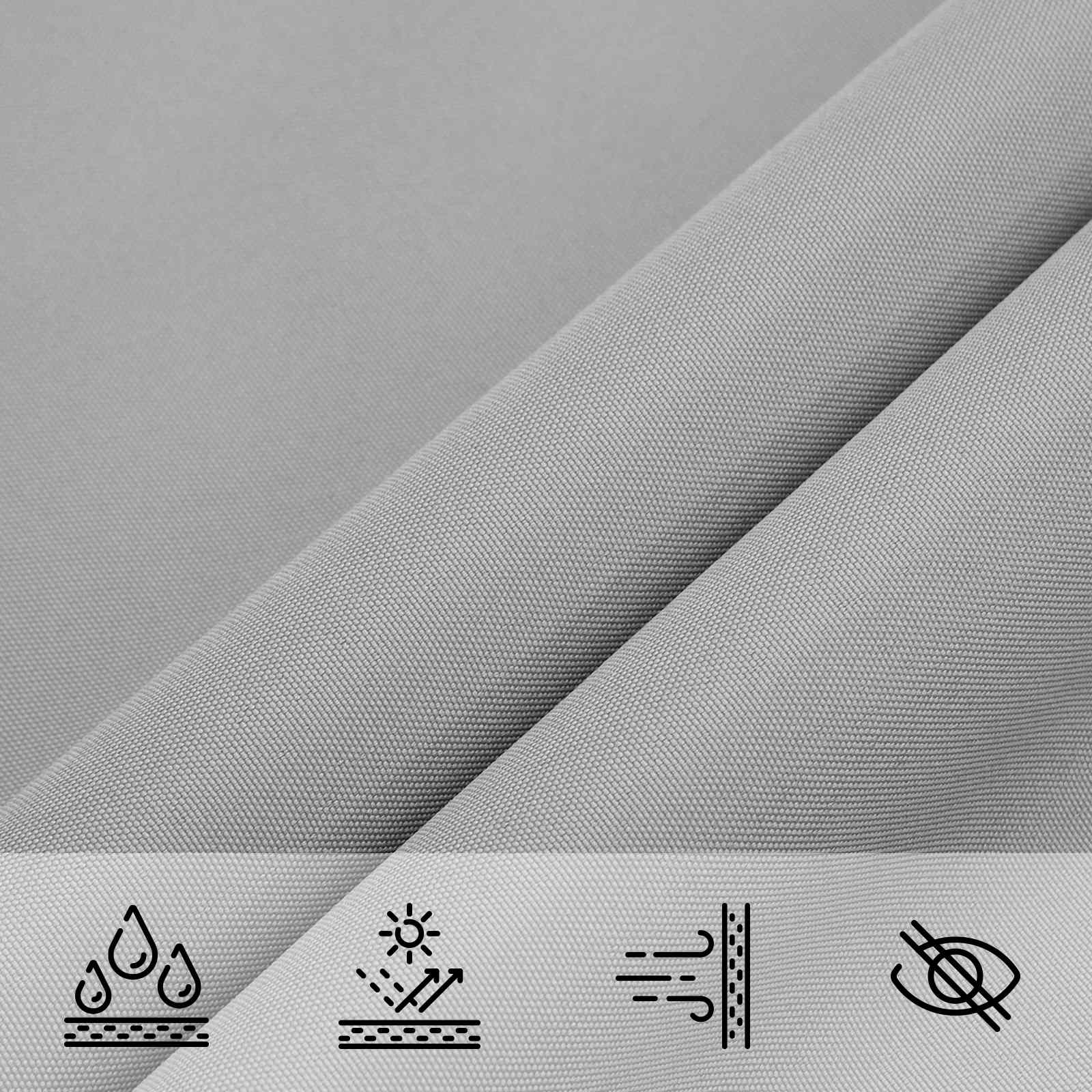Zonneschaduwzeil Lichtgrijs 6 x 2,5 m 100% Polyester Oxford image 6