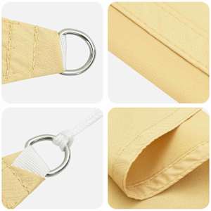 Sluneční plachta Písková 6 x 2,5 m 100% polyester Oxford - obrázek 4