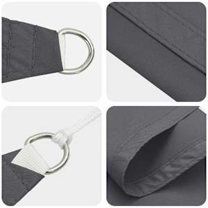 Sluneční plachta Antracitová 6 x 2,5 m 100% polyester Oxford - obrázek 4