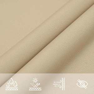 Sluneční plachta Béžová 6 x 2,5 m 100% polyester Oxford - obrázek 6