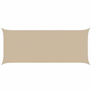 Sluneční plachta Béžová 6 x 2,5 m 100% polyester Oxford - obrázek 2