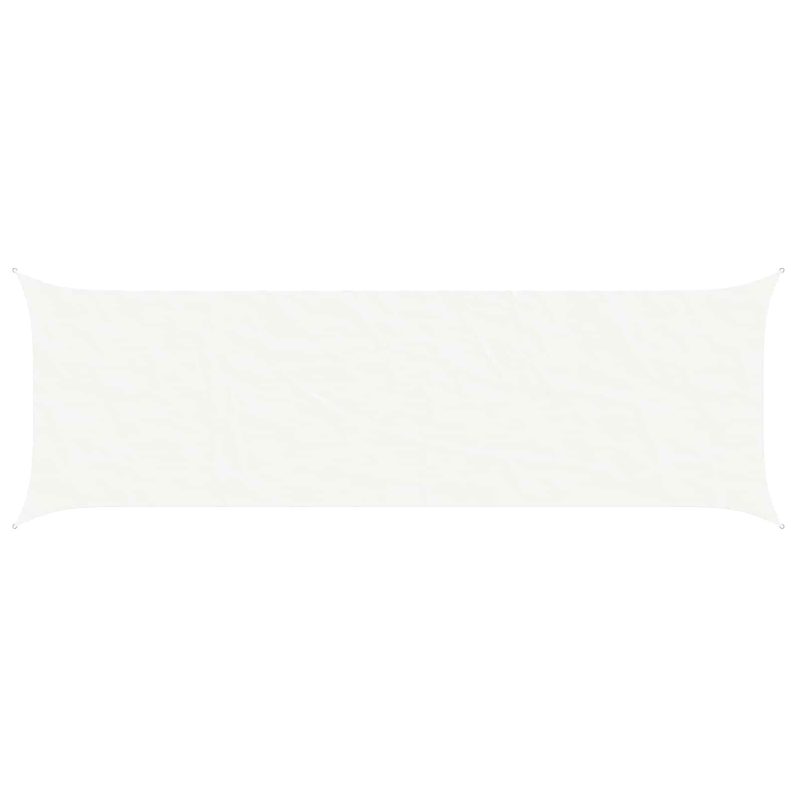 VidaXL Zonneschaduw Wit 6 X 2 M 100% Polyester Oxford