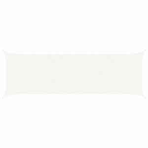 Sluneční plachta Bílá 6 x 2 m 100% polyester Oxford - obrázek 2