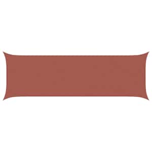 Sluneční plachta Cihlová 6 x 2 m 100% polyester Oxford - obrázek 2