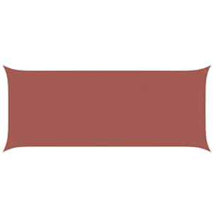 Sluneční plachta Cihlová 6 x 2,5 m 100% polyester Oxford - obrázek 2