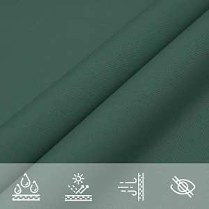 Sluneční plachta Tmavě zelená 2 x 6 m 100% polyester Oxford - obrázek 6