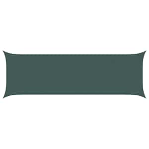 Sluneční plachta Tmavě zelená 2 x 6 m 100% polyester Oxford - obrázek 2