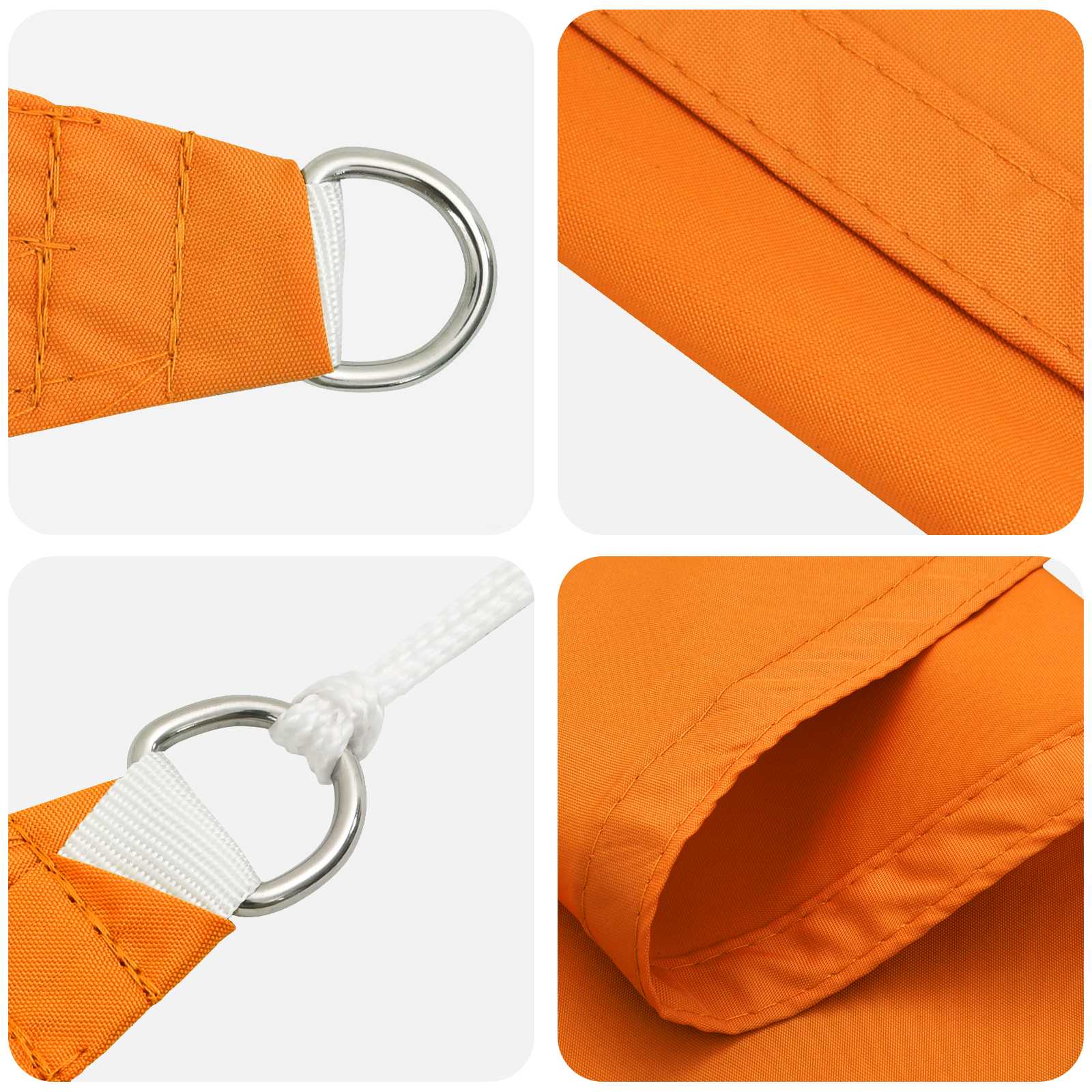 Zonneschaduwzeil Oranje 6 x 2 m 100% Polyester Oxford image 4