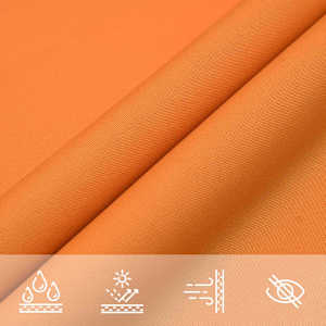Sluneční plachta Oranžová 6 x 2,5 m 100% polyester Oxford - obrázek 6