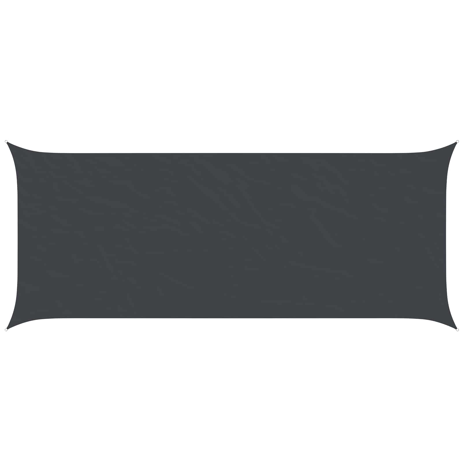 Zonneschaduwzeil Zwart 6 x 2,5 m 100% Polyester Oxford image 2