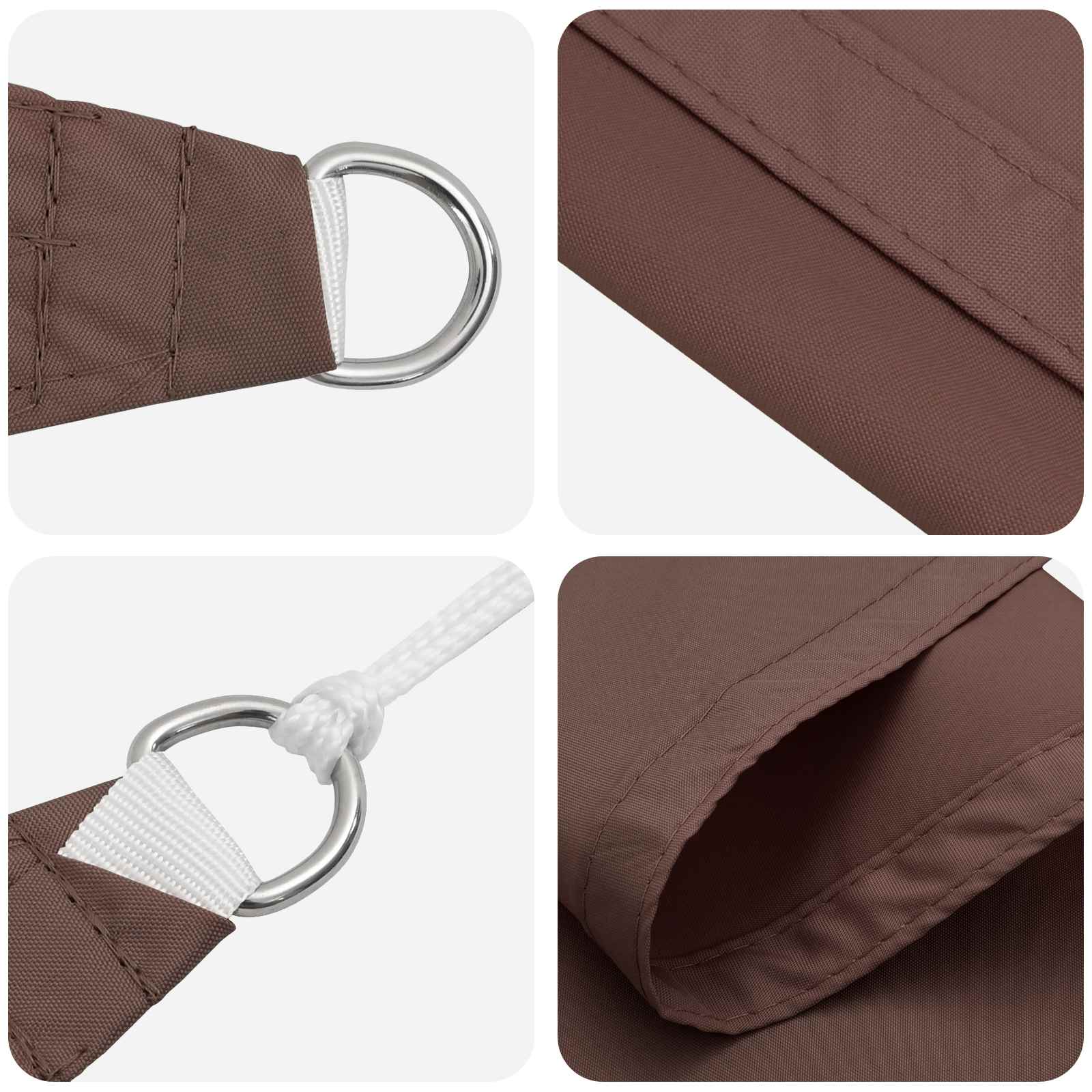 Zonneschaduwzeil Bruin 6 x 2 m 100% Polyester Oxford image 4