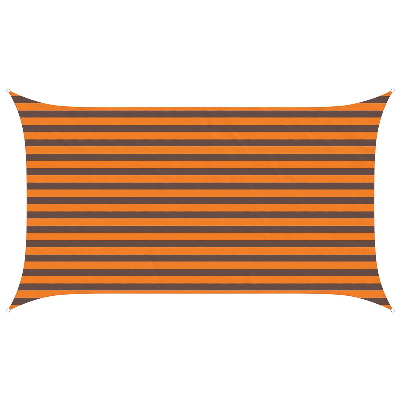 Zonneschaduwzeil Oranje en Bruin 3,5 x 2 m image 2