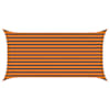 vidaXL P&auml;ikesepuri Oranž ja pruun 2 x 4 m 100% pol&uuml;ester Oxford