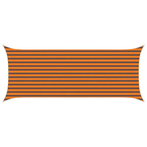 Sluneční plachta Oranžová a hnědá 5 x 2 m 100% polyester Oxford - obrázek 2