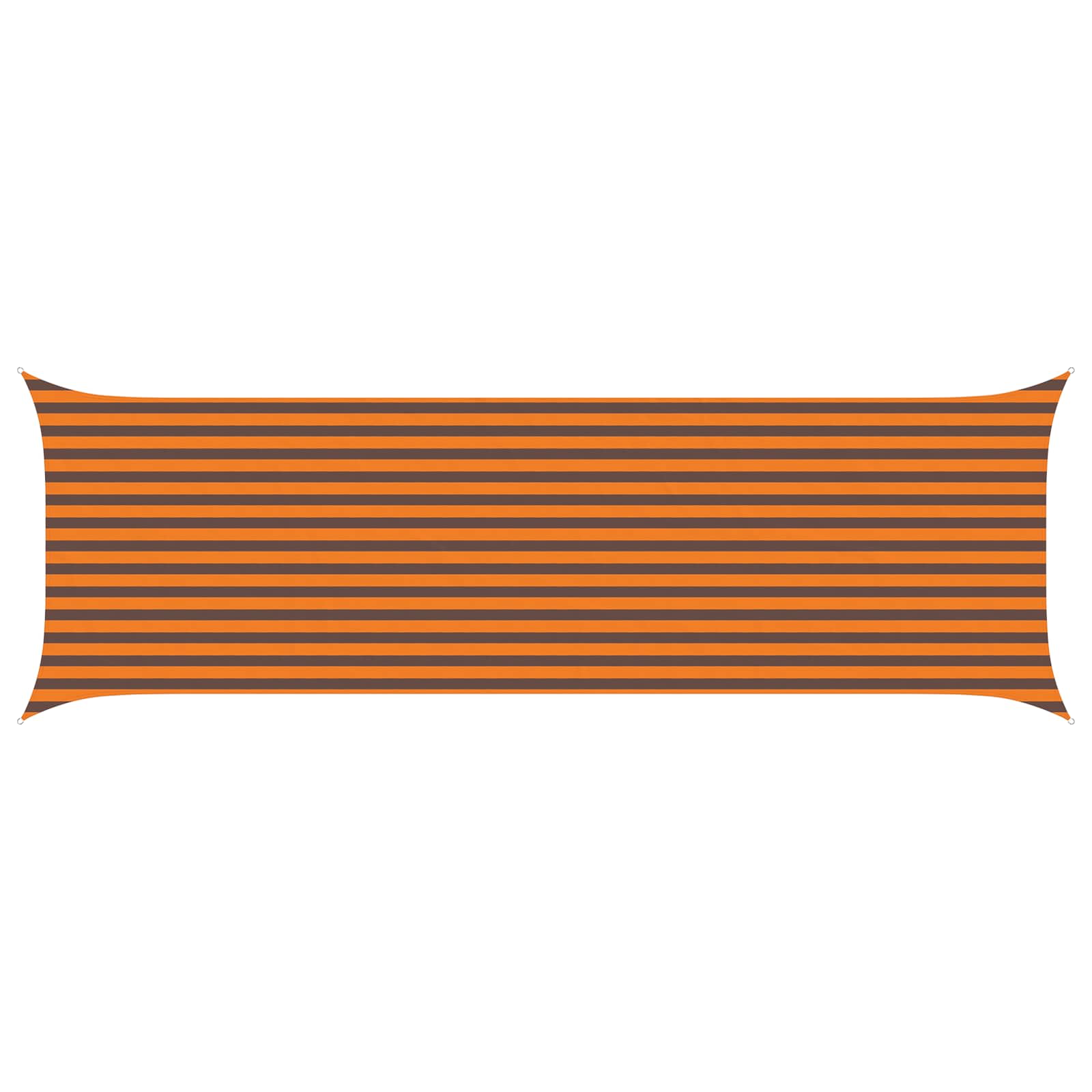Zonneschaduwzeil Oranje en Bruin 6 x 2 m 100% Polyester Oxford image 2