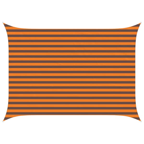 vidaXL P&auml;ikesepuri Oranž ja pruun 3,5 x 2,5 m 100% pol&uuml;ester Oxford