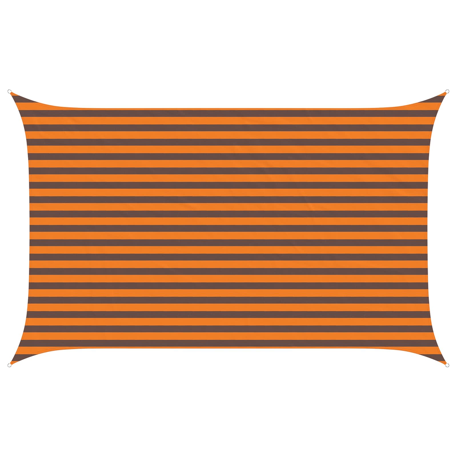 Zonneschaduwzeil Oranje en Bruin 4 x 2,5 m image 2