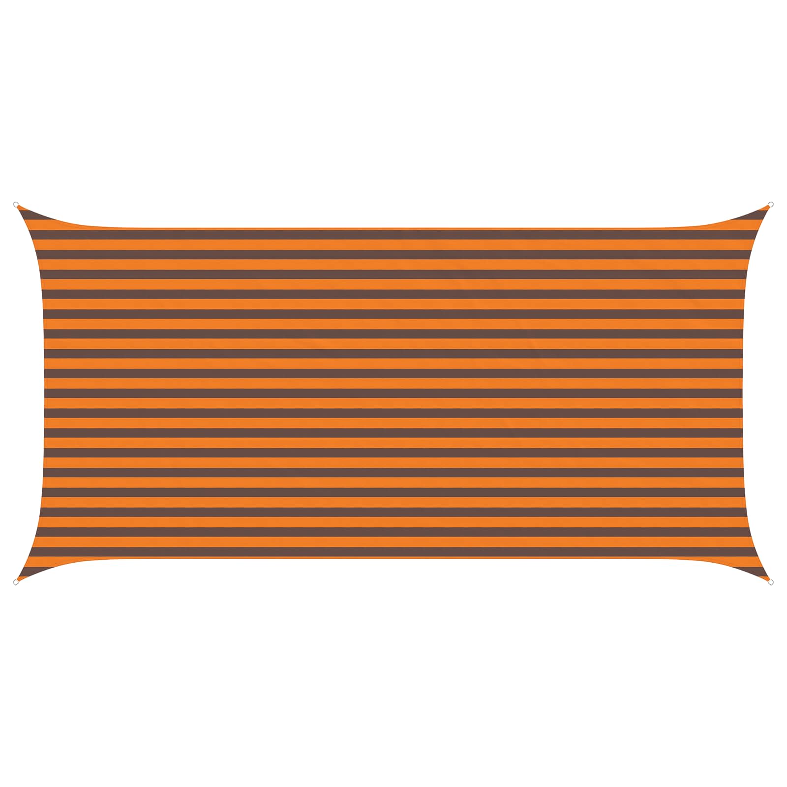 Zonneschaduwzeil Oranje en Bruin 5 x 2,5 m image 2