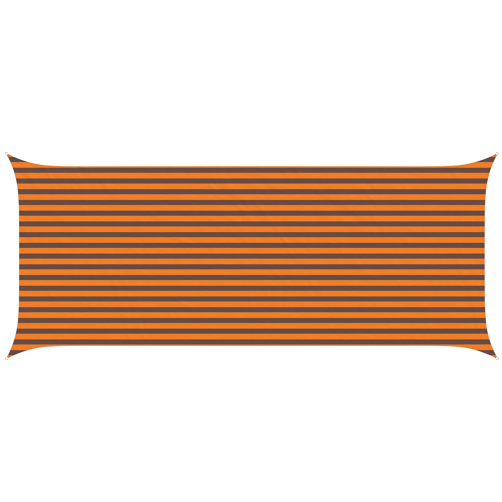 Zonneschaduwzeil Oranje en Bruin 6 x 2,5 m image 2