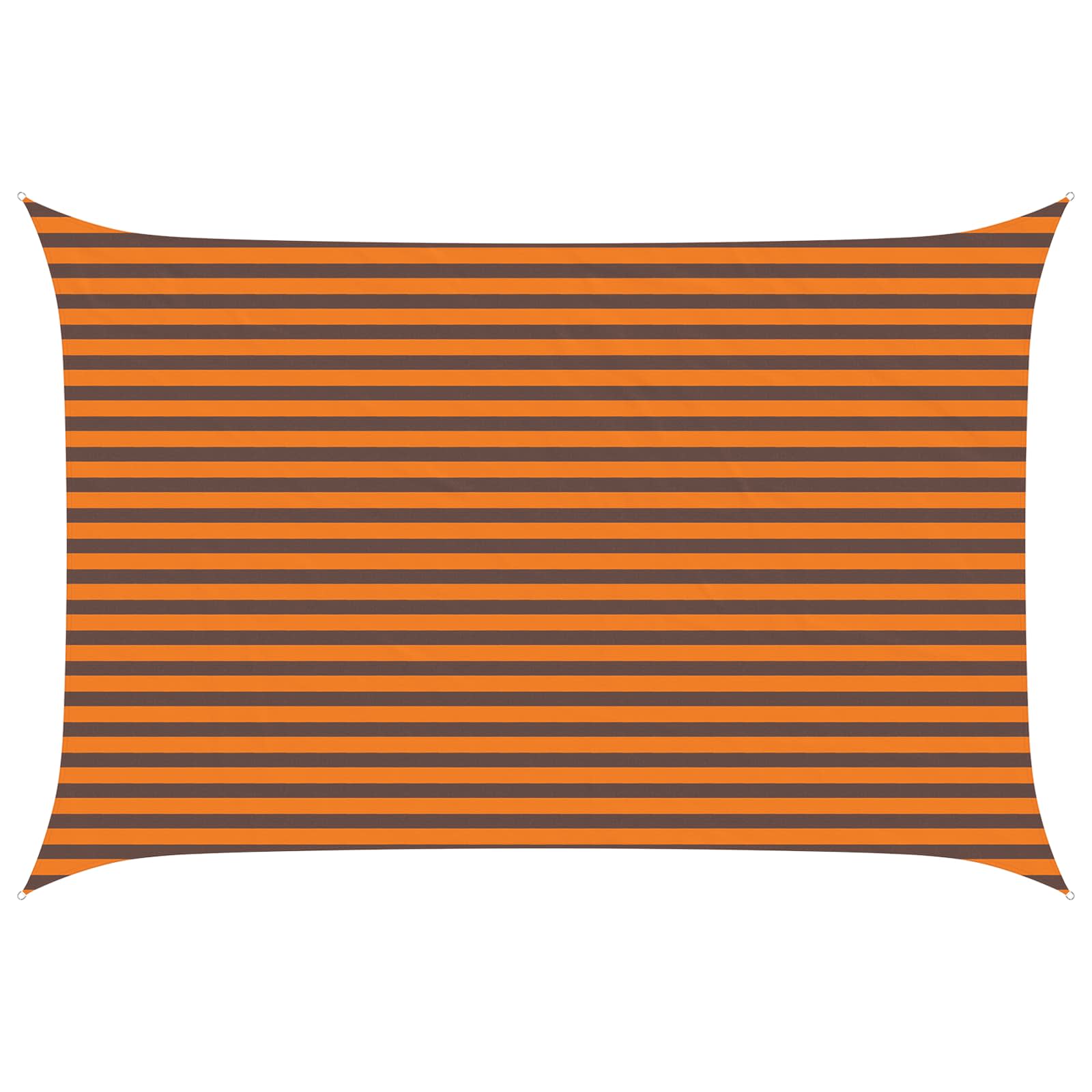 Zonneschaduwzeil Oranje en Bruin 4,5 × 3 m image 2
