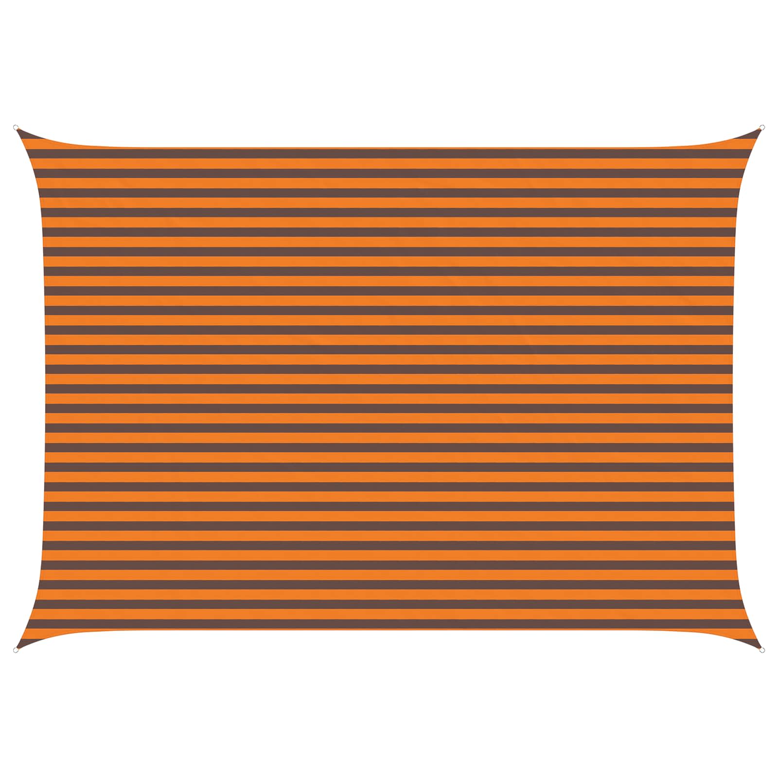Zonneschaduwzeil Oranje en Bruin 5 × 3,5 m image 2