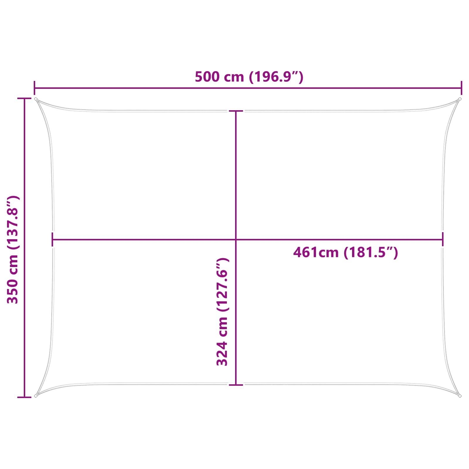 Zonneschaduwzeil Oranje en Bruin 5 × 3,5 m image 10