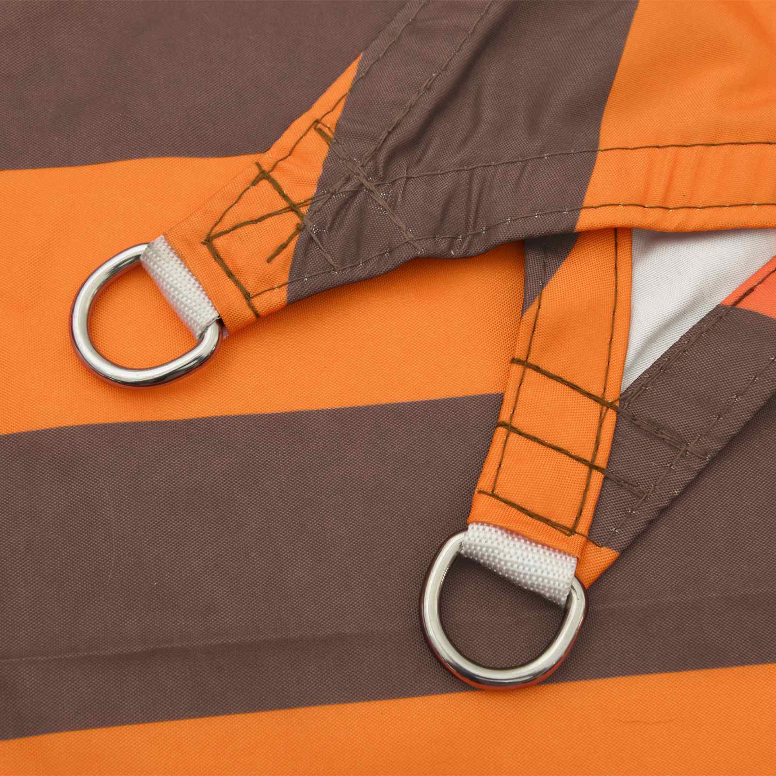 Zonneschaduwzeil Oranje en Bruin 7 x 6 m 100% Polyester Oxford image 5