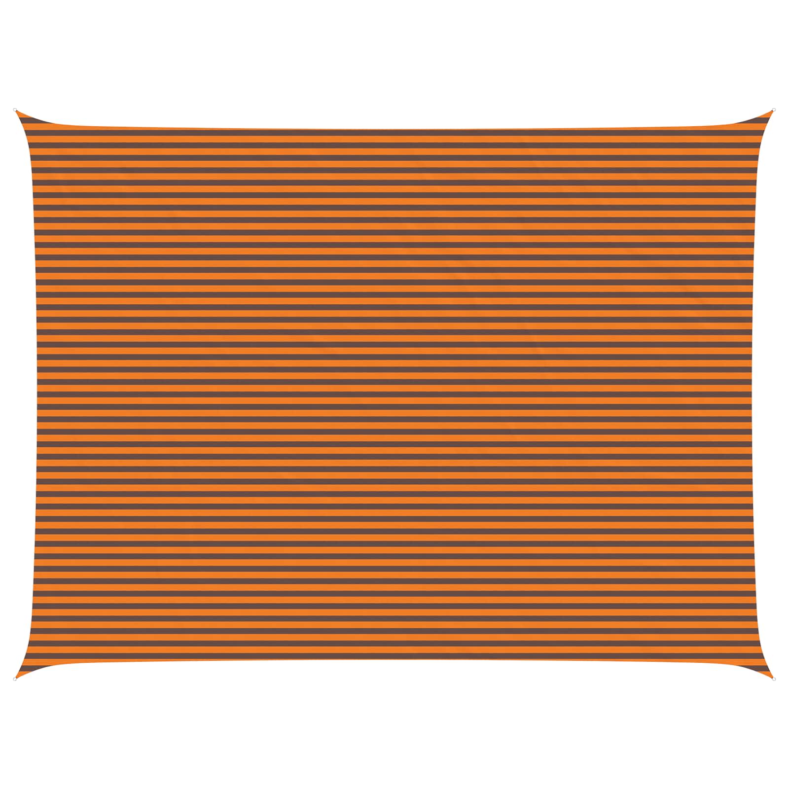 Zonneschaduwzeil Oranje en Bruin 8 x 6 m 100% Polyester Oxford image 2