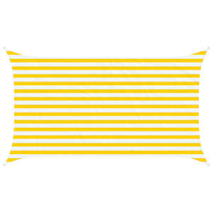 vidaXL P&auml;ikesepuri Kollane ja Valge 3,5 x 2 m 100% pol&uuml;ester Oxford