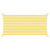 vidaXL P&auml;ikesepuri Kollane ja Valge 2 x 4 m 100% pol&uuml;ester Oxford