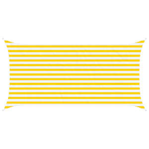 vidaXL P&auml;ikesepuri Kollane ja Valge 4 x 2 m 100% pol&uuml;ester Oxford