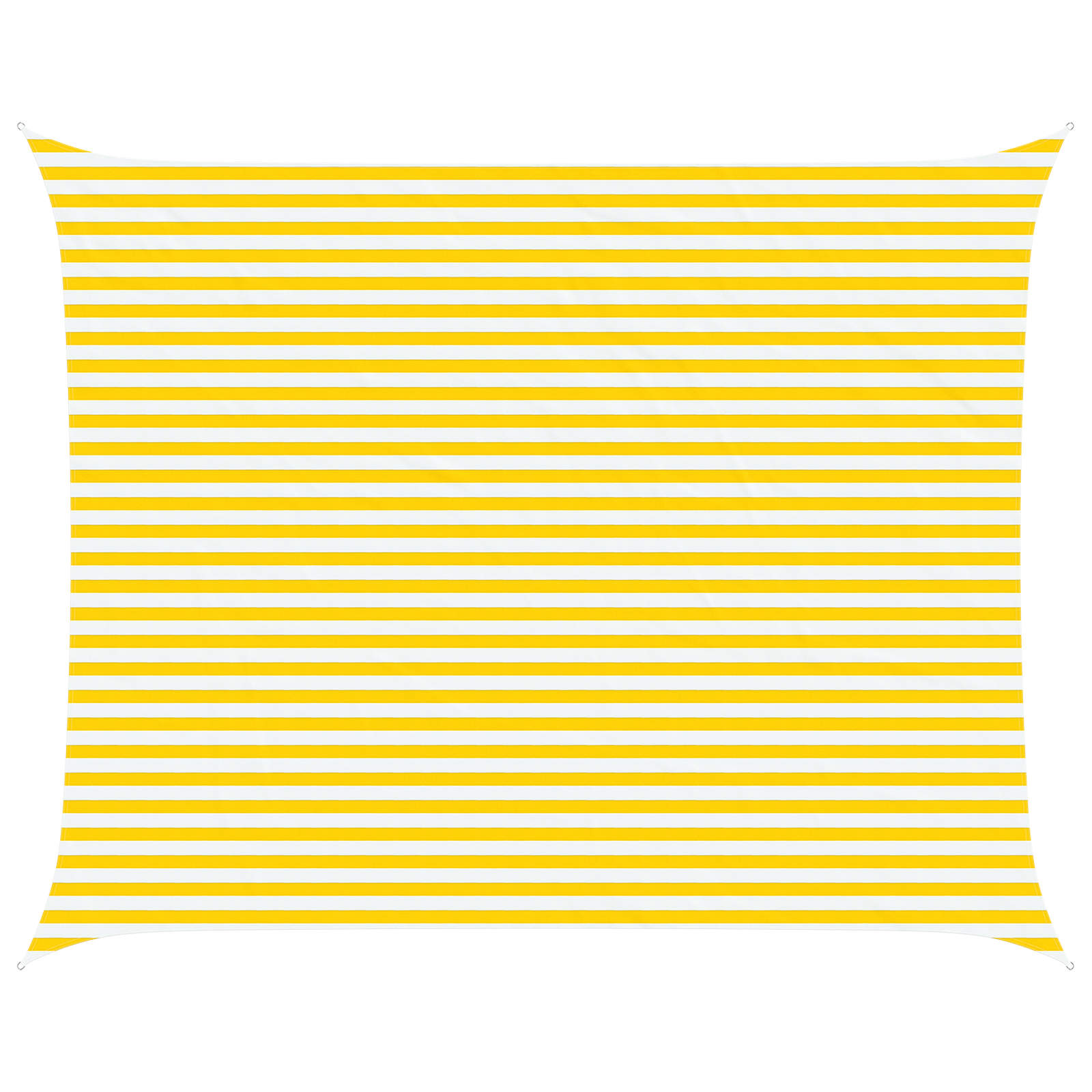 Zonneschaduwzeil Geel en Wit 5 x 4 m 100% Polyester Oxford image 2