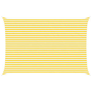 vidaXL P&auml;ikesepuri Kollane ja Valge 6 x 4 m 100% pol&uuml;ester Oxford