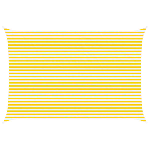 vidaXL P&auml;ikesepuri Kollane ja Valge 6 x 4 m 100% pol&uuml;ester Oxford