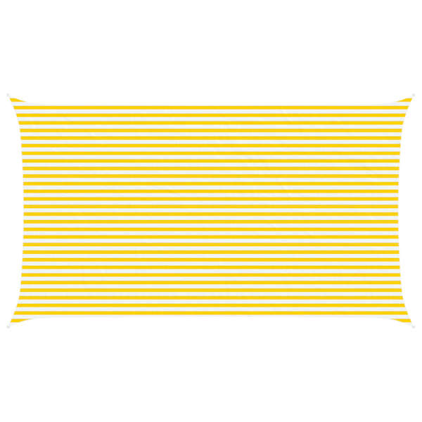 vidaXL P&auml;ikesepuri Kollane ja Valge 7 x 4 m 100% pol&uuml;ester Oxford