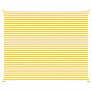 vidaXL P&auml;ikesepuri Kollane ja Valge 6 x 5 m 100% pol&uuml;ester Oxford