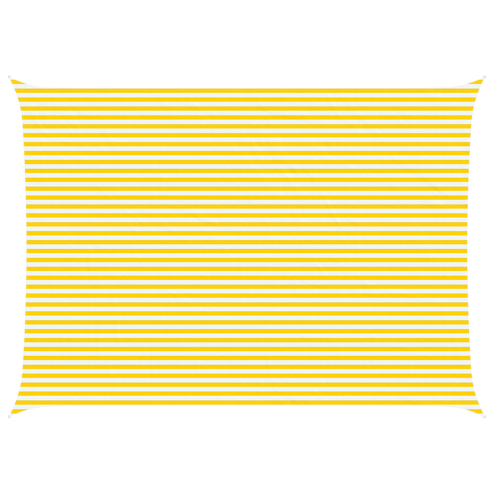 Zonneschaduwzeil Geel en Wit 7 x 5 m 100% Polyester Oxford image 2