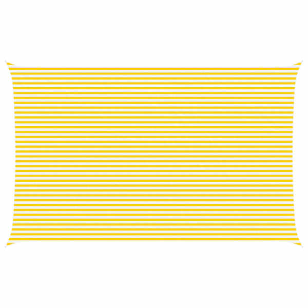 vidaXL P&auml;ikesepuri Kollane ja Valge 8 x 5 m 100% pol&uuml;ester Oxford