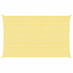 Sluneční plachta Žlutá a bílá 8 x 5 m 100% polyester Oxford - obrázek 2