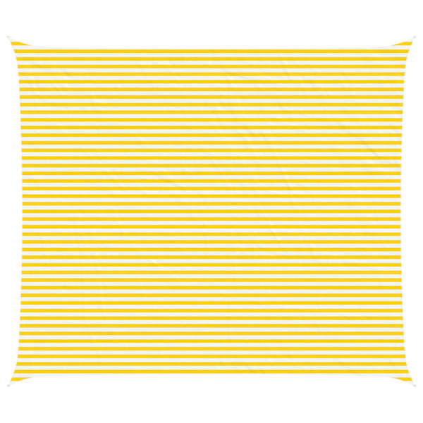 vidaXL P&auml;ikesepuri Kollane ja Valge 7 x 6 m 100% pol&uuml;ester Oxford