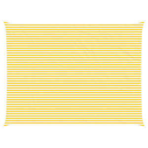 Sluneční plachta Žlutá a bílá 8 x 6 m 100% polyester Oxford - obrázek 2