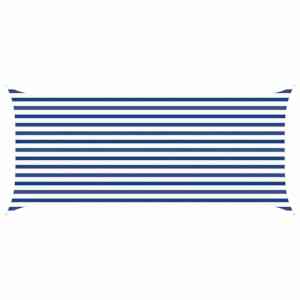 vidaXL P&auml;ikesepuri Sinine ja Valge 4,5 x 2 m 100% pol&uuml;ester Oxford