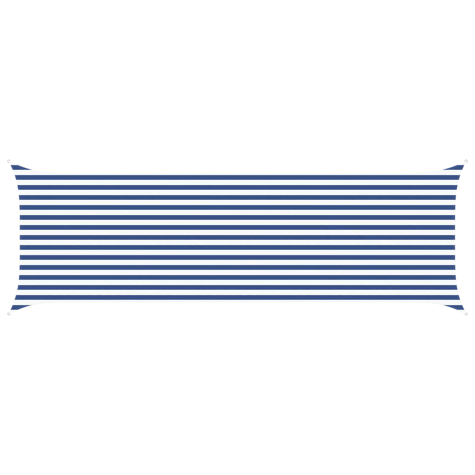Zonneschaduwzeil Blauw en Wit 6 x 2 m 100% Polyester Oxford image 2