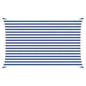 vidaXL P&auml;ikesepuri Sinine ja Valge 4 x 2,5 m 100% pol&uuml;ester Oxford