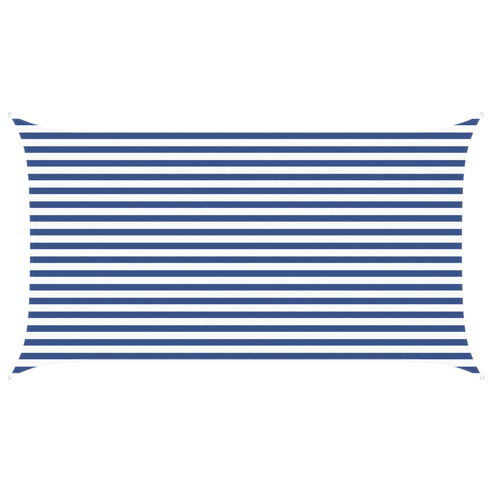 Zonneschaduwzeil Blauw en Wit 4,5 x 2,5 m 100% Polyester Oxford image 2